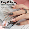 Picture of UNA GELLA Short Almond Nail Tips Pre-shape Short Almond Gel x Nail Tips 216pcs Short Almond Press on Nails 12 Sizes Soft Gel Acrylic Clear Fake Full Cover Nail Tips for Nails Extension Home DIY Salon