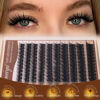 Picture of Geeneiya Fairy Lash Clusters Kit D Curl Eyelash Clusters Wispy 10-18MM DIY Lash Extension Kit Volume Cluster Eyelash Extensions Kit Individual Lashes with Waterproof Lash Bond and Seal for Beginners
