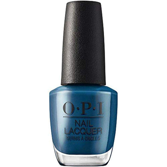 Picture of OPI Nail Lacquer Duomo Days, Isola Nights | Opaque Dark Blue Crème Chip Resistant Nail Polish | Muse of Milan Collection