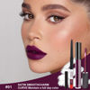 Picture of evpct 2Pcs Purple Plum Matte 24-hour Liquid Lipstick and Lip Liner Pencil Makeup Set Women DNM Dark Red Bright Berry Liquid Lipstick Matte Lip Tint 24H and with Lip Liner Set Waterproof Long Lasting 1