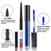 Picture of evpct 2Pcs Royal Light Blue Matte Liquid Lipstick and Lip Liner Pencil Makeup Set DNM Blue Lipstick 24H and with Lip Liner Set Waterproof Long Lasting labiales mate 24 horas originales 21#