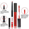 Picture of evpct 2Pcs Ruby Red Matte Lip Liner and Lipstick Combo DNM Red Lip Gloss Stains Pencil Makeup Set Women Waterproof Long Lasting 24 Hours Lipstick and Lip Liner Set labiales mate 24 horas originales 14
