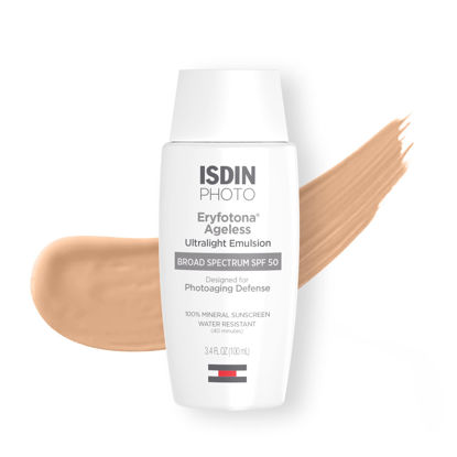 Picture of Eryfotona Ageless Sunscreen Zinc Oxide and 100% Mineral Tinted Sunscreen SPF 50+, 3.4 Fl Oz
