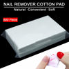 Picture of Nail Polish Gel Remover Tools Kit, Soak Off Cap Clip 10pcs, Dispenser Bottle, 600PCS Cotton Pads Handle Brushes Finger Separators(Black-Set)