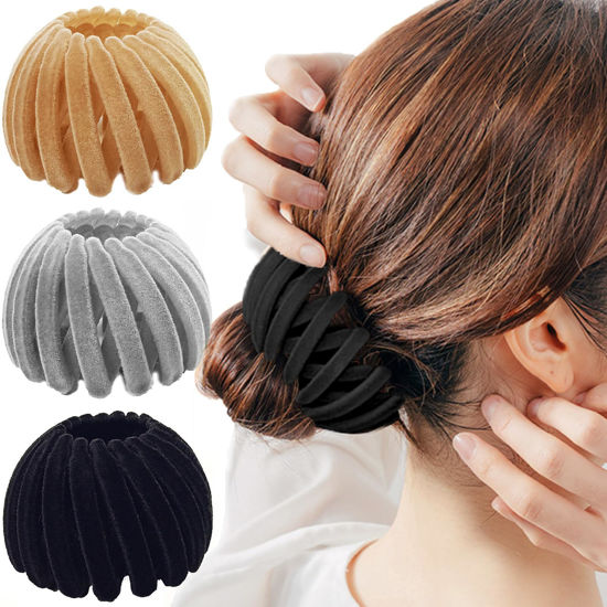 Picture of Sizobi Hair Barrettes & Scrunchies for Women's Hair for Every Hair Type Bird Nest Ponytail Holders