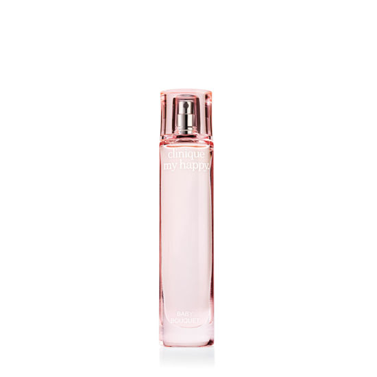 Picture of Clinique My Happy Fragrance Spray, Baby Bouquet | Notes of Bright Mandarin + Delicate Orange Flower, Mini Travel Size, 0.5 Fl Oz