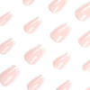 Picture of WAFOLOZE Medium Press on Nails, Nails Press on Square Fake/False Nails with White French Tip Nails Press ons Designs Gloss Acrylic Artificial Nails Stick on Nails for Women 24pcs