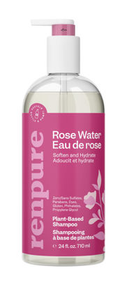 Picture of RENPURE Plant-Based Rose Hydrating Shampoo for Dry Hair - Sulfate-Free, Paraben-Free, Cruelty-Free & Color-Safe - Naturally Moisturizing & Refreshing for Women