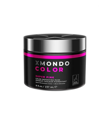 Picture of XMONDO Hair Color Super Pink Hair Healing Semi Permanent Color | Vegan Formula with Hyaluronic Acid to Retain Moisture, Vegetable Proteins to Revitalize, and Bond Boosting Technology, 8 Fl Oz 1-Pack