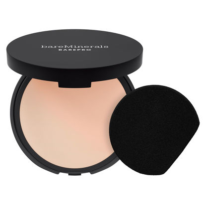 Picture of bareMinerals Barepro 24HR Skin-Perfecting Powder Foundation, Matte Pressed Powder Foundation Full Coverage with Plant-Based Squalene, Oil Control, Vegan - Fair 10 Cool