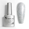 Picture of VENALISA Silver Gel Nail Polish 1 Pcs Silver Glitter Color Gel Polish Soak Off UV Gel DIY at Home Manicure Salon Nail Art For Girls Women