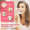 Picture of Makeup Remover Cloth, 6" x 6" Make Up Towels Reusable Face Cloth for Washing Face, Makeup Remover Pads Microfiber Face Washcloth with Mesh Bag, 12 Pack