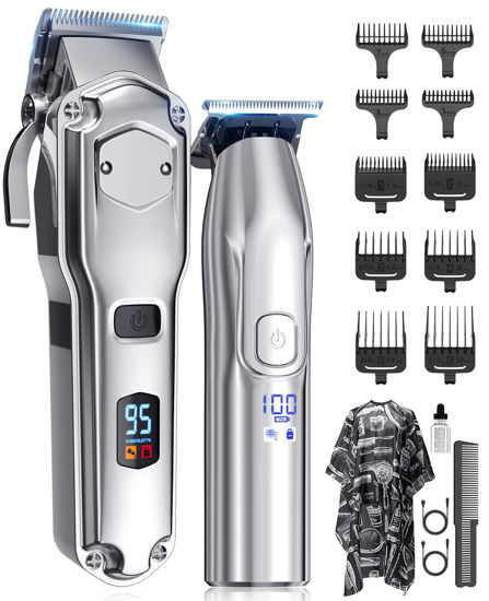 Picture of Jack & Rose Clippers and Trimmers Set, Cordless Hair Clippers for Men, Barber Clippers Set
