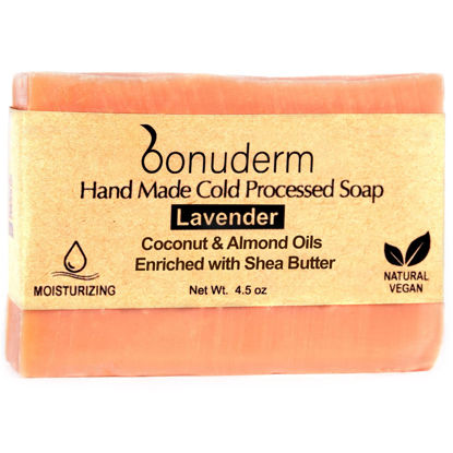Picture of All Natural Soap For Women & Men | Lavender Soap | Handmade Soap | Natural Body Soap | Vegan Soap | Coconut Soap Bar | Chemical Free Natural Soap | Essential Oil Soap |Artisan Soap |Lavender Hand Soap