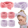 Picture of WHAVEL 6PCS Spa Headband and Wristband Set, Face Wash Headband Makeup Skincare Headband Wrist Bands for Washing Face