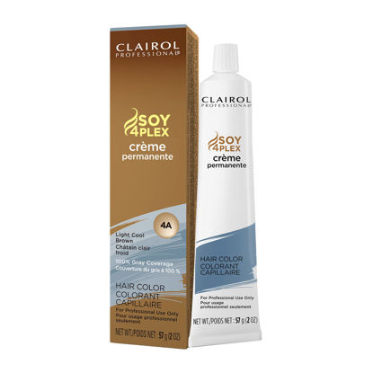 Picture of CLAIROL PROFESSIONAL Permanent Crème, 4A Light Cool Brown, 2oz