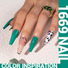 Picture of MelodySusie Green Gel Nail Polish,0.5fl oz Soak Off UV LED Turquoise Green Gel Polish Gift for Women Nail Art Manicure Salon DIY Nail Design Decoration at Home-1669