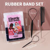 Picture of YGDZ Elastic Hair Ties, 1500 PCS Clear Rubber Bands for Hair, Black Hair Ties, Mini Hair Elastics Bands, Small Ponytail Holders, Hair Accessories for Girl, Toddler, Baby, Kids, Women