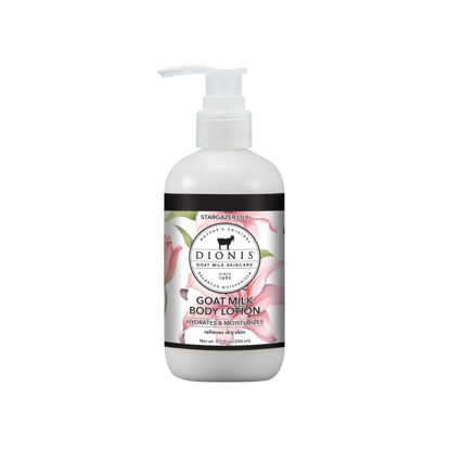 Picture of Dionis - Goat Milk Skincare Scented Lotion (8.5 oz) - Moisturize Dry Skin, Great For All Skin Types, Made in the USA - Cruelty-free and Paraben-free (Stargazer Lily)