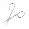 Picture of LIVINGO Premium Manicure Nail Scissors, Multi-purpose Stainless Steel Cuticle Beauty Grooming Kit for Eyebrow, Eyelash, Dry Skin Curved Blade 3.5 inch