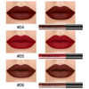 Picture of DNM 3Pcs Matte 24-hour Liquid Lipstick Sets, Dark Ruby Brown Red Permanent Stay on Lipstick Lip Set for Black Women Long Lasting 24 Hours Smudge Proof labiales matte labial mate larga duracion 24 02