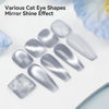 Picture of Bevimee Cat Eye Gel Nail Polish Moonlight Magnetic Nail Polish Gel Silver Glitter Mirror Glass Smoothie Cateye Gel Polish Holographic UV Gel for Nail Art Manicure DIY at Home 1PC 12ML