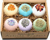 Picture of Handmade Organic Bath Bombs Gift Set For Women All Natural with Epsom Salt Relaxation Dead Sea Salt - Natural and Safe Bath Bombs Kit for Kids Her Mom Mother Grandma Girlfriend - Best Gifts Idea