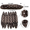 Picture of Aimin Soft Overnight Foam Curlers with Satin Sponge Rollers for Long Hair, No-Heat Curls (20 pcs, black)