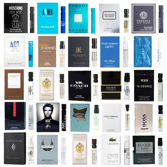 Picture of Infinite Scents Cologne Samples for Men - 10 Designer Fragrance Brands