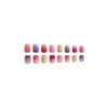 Picture of Curvlife Short Press On Nails Stick On Nails Candy Colours Fake Nails Design Glossy Acrylic Nails Stick On Nails Tips Glue On Nails False Nails For Women Nail Kit With Nail Glue