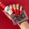 Picture of DND Gel Polish Set - 1 each of Red Gel Polish and Red Nail Polish, 799 Queen of Hearts, 0.5 Fl Oz