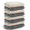 Picture of Nugilla Makeup Remover Cloths, 8 Packs Makeup Remover Towels Reusable Face Wash Cloth, Soft Makeup Remover Microfiber Face Cloth for Women(Beige/Cool Grey)