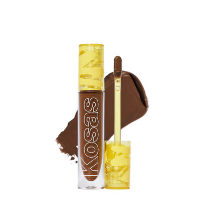 Picture of Kosas Revealer Concealer - Medium Coverage Makeup with Hyaluronic Acid, Conceals Dark Circles Under Eyes, Dark Spots and Blemishes + Brightens, Hydrates, Long-Lasting & Vegan, (Tone 9.1 N)
