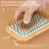 Picture of Hair Brush-Sofmild Natural Bamboo Wood Paddle Detangle Brush&Teasing Edge Hairbrush Set for Women Men Massaging Scalp Brushing Curly Straight Dry Hair Care Daily