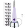Picture of Michael Todd Beauty - Sonicsmooth - SONIC Technology Dermaplaning Tool - 2 in 1 Women’s Facial Exfoliation & Peach Fuzz Hair Removal System with 8 Weeks of Safety Edges