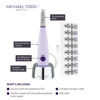 Picture of Michael Todd Beauty - Sonicsmooth - SONIC Technology Dermaplaning Tool - 2 in 1 Women’s Facial Exfoliation & Peach Fuzz Hair Removal System with 8 Weeks of Safety Edges