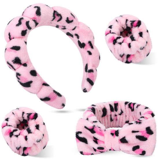 Picture of ATROCH Spa Headbands for Women，Makeup & Skincare Headbands for Washing Face，Face Wash Head band for Women，Cute Hair Band for Girls
