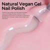 Picture of TOMICCA Gel Nail Polish, Jelly Light Pink Gel Polish, Clear Pink Nail Polish Quick Dry, Soak Off U V Jelly Nail Polish Colors Long Lasting Translucent Nail Art Neutral Manicure