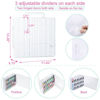 Picture of JIASHENG Two Nail Polish Organizer Case Holders, 48 Bottles Universal Nail Storage Box for Double Side Adjustable Space Divider for Acrylic Nail Gel Dip Powder Tips Set with Two Toe Separator
