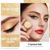 Picture of Oulac Gold Eyeshadow Cream Eyeshadow-Sombra de Ojos Highly Pigmented Natural Eyeshadow Waterproof&Long Lasting with Moisturizing Formula, Shimmer Glitter Eye Makeup Large Capacity. 6g.(21)