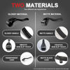 Picture of 540 Titanium Derma Roller - Microneedle Micro Needle Roller for Men and Women Home Use - Microneedling Roller Microneedle Roller Skin Care Tool (Matte Black#0.25#)