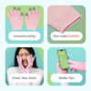 Picture of ZenToes Moisturizing Gloves for Dry Hands and Eczema, Gel Infused with Jojoba Seed Oil, Olive Oil and Vitamin E, Overnight Hand Moisturizer (OSFM, Cotton Pink)
