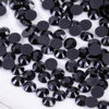 Picture of 3000 Pieces SS12 3mm Flatback Rhinestones Clear Glass Round Gems Crystals for Nail Art DIY Crafts Clothes Shoes Bags （Black）