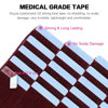 Picture of SUYYA Tape in Hair Extensions Human Hair Wine Red 14 inch 100% Remy Human Hair 40g/pack 20pcs Straight Seamless Skin Weft Tape Hair Extensions 99j (14 inches #Burgundy)