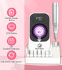 Picture of Portable Nail Drill Electric File: 40000RPM Professional Rechargeable Nail E-File Machine, Cordless Nail Drill with Bits & Base for Acrylic Nails Remove Nail Gel Polish Manicure for Salon Home, White