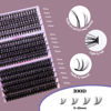Picture of Ocean Pearl Lash Clusters 320PCS 11-20mm Lash Extension Kit 40D+50D+100D Eyelash Extension Kit Individual Lashes Thick Eyelash Clusters Lashes Clusters with Eyelashes Bond+Seal+Remover+Tweezer-100D