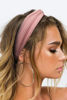 Picture of Huachi Boho Head Bands for Women's Hair Non Slip Twist Hair Bands for Short Hair Fashion Summer Hair Accessories, Solid Color, 8Pcs