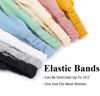 Picture of Huachi Boho Head Bands for Women's Hair Non Slip Twist Hair Bands for Short Hair Fashion Summer Hair Accessories, Solid Color, 8Pcs