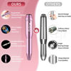 Picture of Alety Electric Nail Drill Kit, Portable Electric Nail File for Acrylic Gel Nails, Professional Nail Drill Machine Efile Manicure Pedicure Tools with Iridescent Nail Drill Bits for Home Salon Use