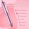 Picture of Alety Electric Nail Drill Kit, Portable Electric Nail File for Acrylic Gel Nails, Professional Nail Drill Machine Efile Manicure Pedicure Tools with Iridescent Nail Drill Bits for Home Salon Use